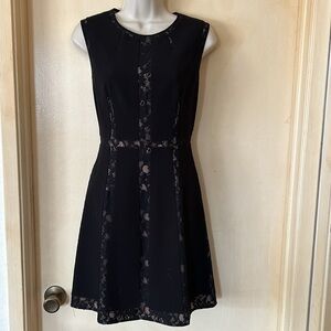 BCBGMAXAZRIA Marae lace detail cocktail dress size 6